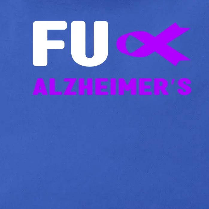 Fuck Alzheimer's Cute Gift Fuck Detia Alzheimer's Awareness Gift Zip Tote Bag