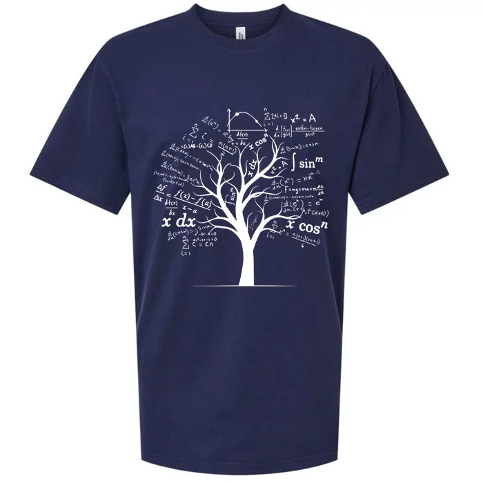 Funny Ap Calculus Algebra Tree Math Teacher Nerd Geek Funny Gift Funny Gift Sueded Cloud Jersey T-Shirt