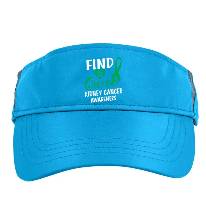 Find A Cure Ney Cancer Awareness Gift Adult Drive Performance Visor