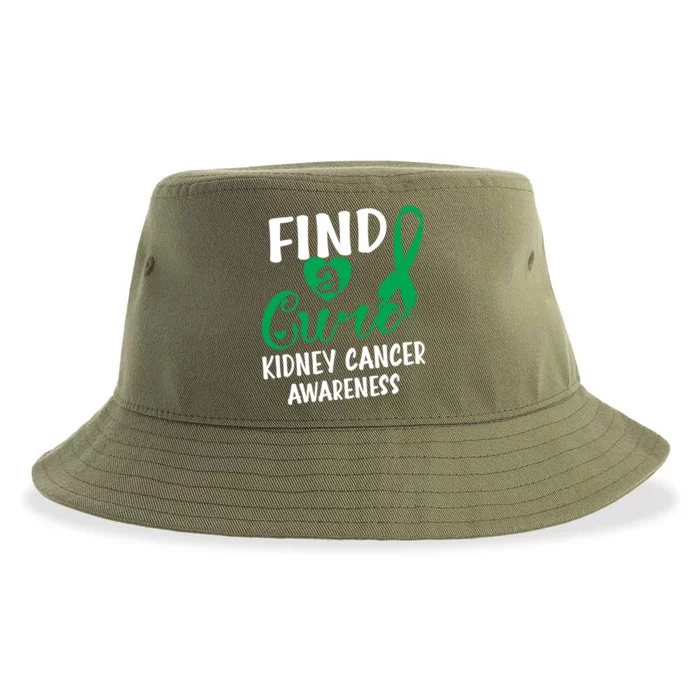 Find A Cure Ney Cancer Awareness Gift Sustainable Bucket Hat