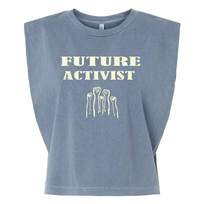 Future Activist Civil Rights For All Equality Garment-Dyed Women's Muscle Tee