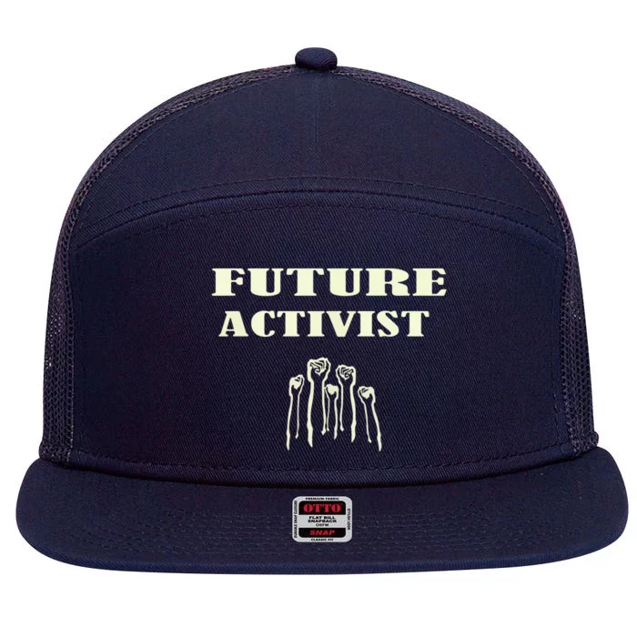 Future Activist Civil Rights For All Equality 7 Panel Mesh Trucker Snapback Hat