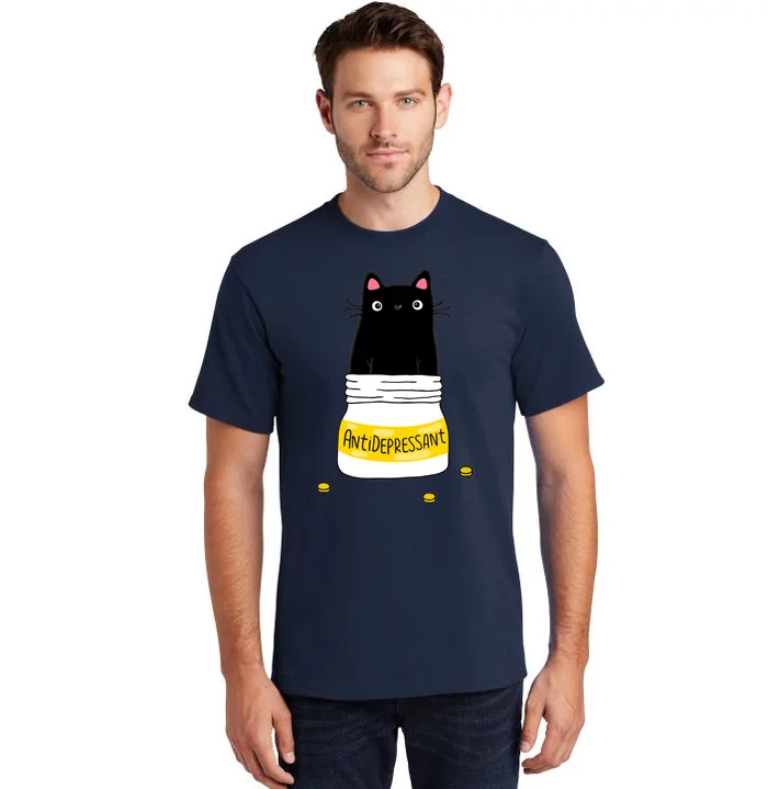 Fur Antidepressant Cat Tall T-Shirt