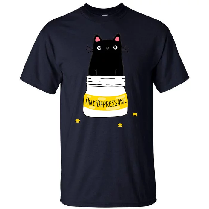 Fur Antidepressant Cat Tall T-Shirt