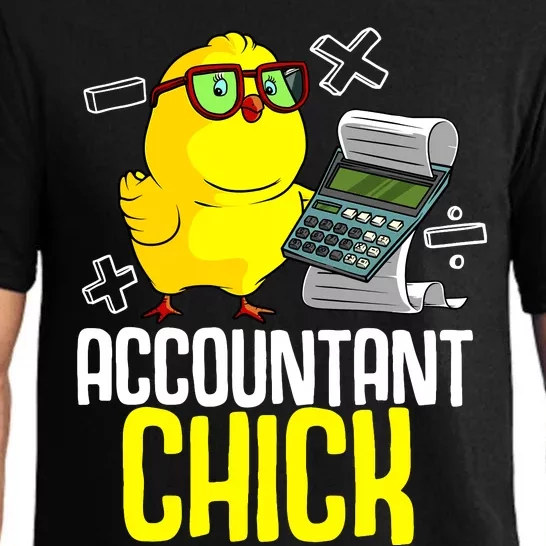 Funny Accountant Chick Gift For Cpa Bookkeeper Auditor Wo Pajama Set