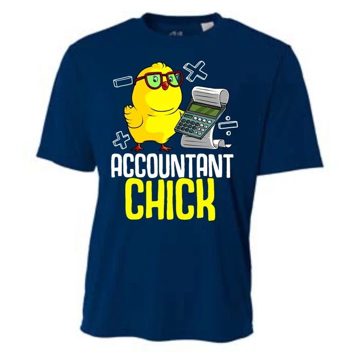 Funny Accountant Chick Gift For Cpa Bookkeeper Auditor Wo Cooling Performance Crew T-Shirt