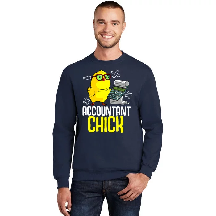 Funny Accountant Chick Gift For Cpa Bookkeeper Auditor Wo Sweatshirt