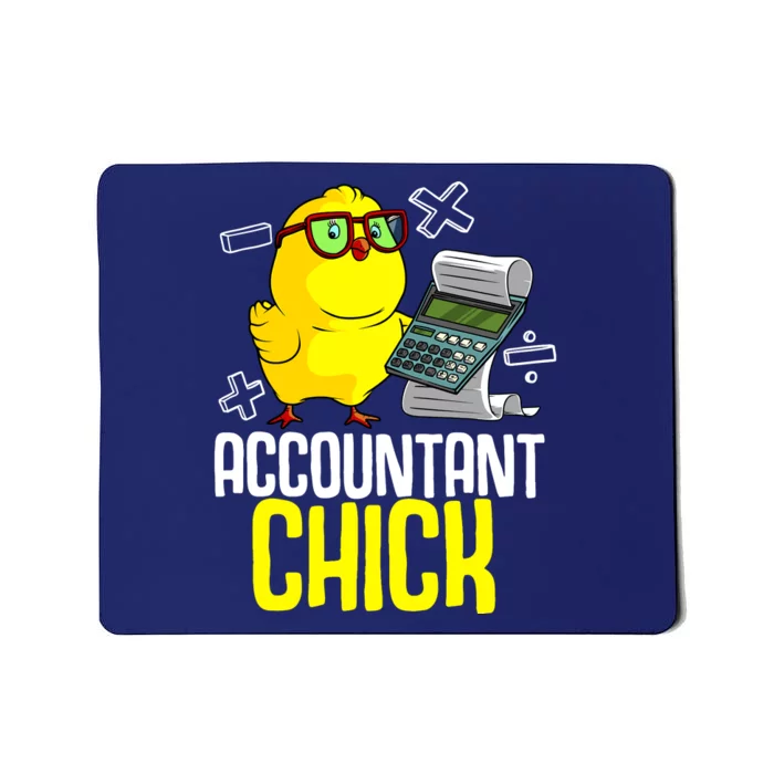 Funny Accountant Chick Gift For Cpa Bookkeeper Auditor Wo Mousepad