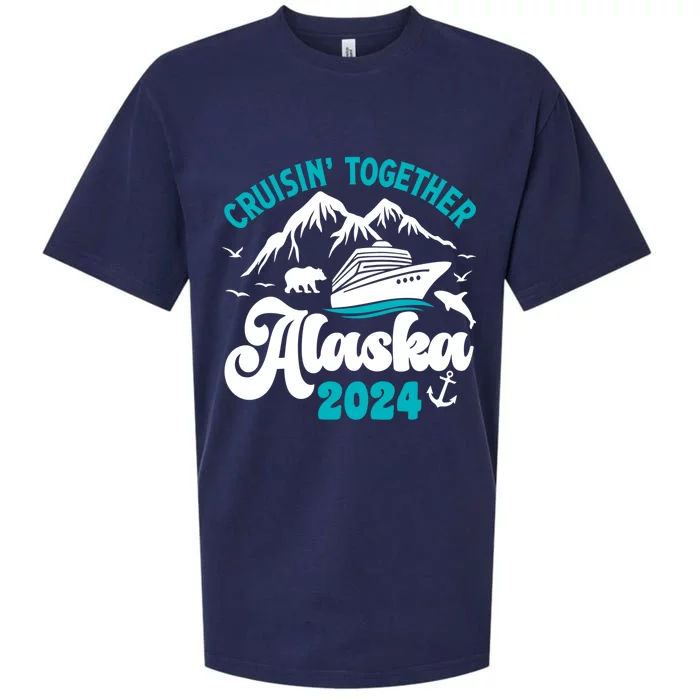 Funny Alaskan Cruise 2024 Gift Sueded Cloud Jersey T-Shirt