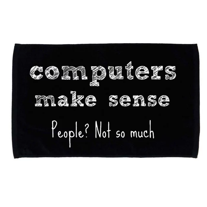 Funny Autism Computers Microfiber Hand Towel