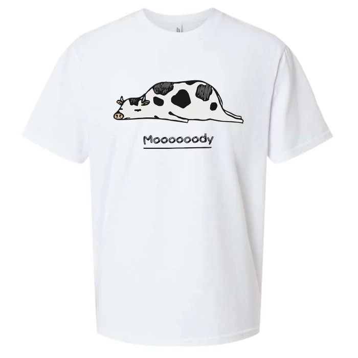 Farm Animal Cow Sueded Cloud Jersey T-Shirt