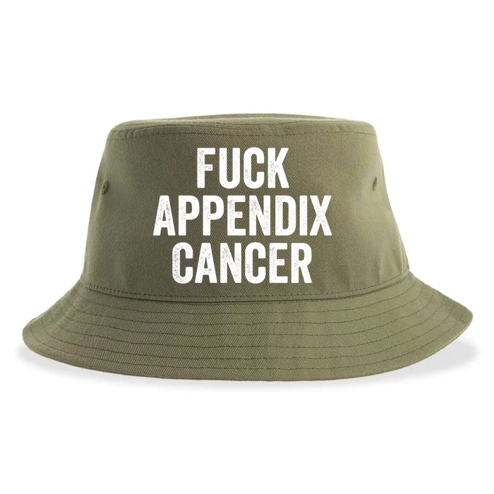 Fuck Appendix Cancer Gift Sustainable Bucket Hat