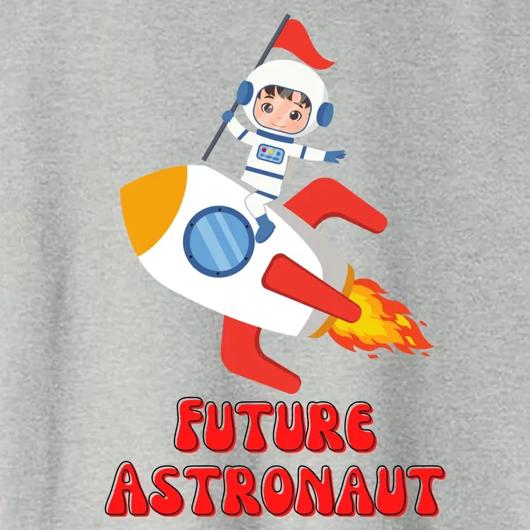 Future Astronaut Cartoon Women's Crop Top Tee