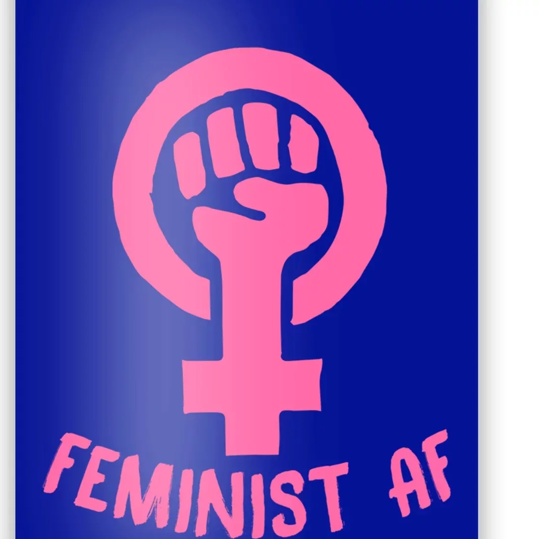 Feminist Af Cute Protest Fist Pro Intersectional Feminism Gift Poster