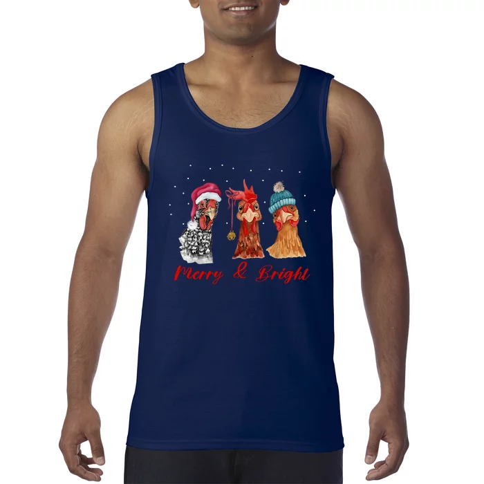 Farm Animal Chicken Gift For Christmas Tank Top