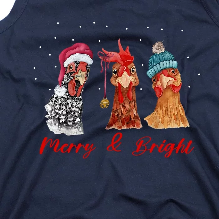 Farm Animal Chicken Gift For Christmas Tank Top