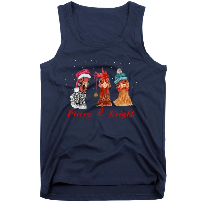 Farm Animal Chicken Gift For Christmas Tank Top