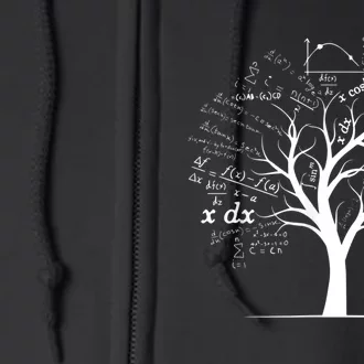 Funny AP Calculus Algebra Tree Math Teacher Nerd Geek Gifts Full Zip Hoodie