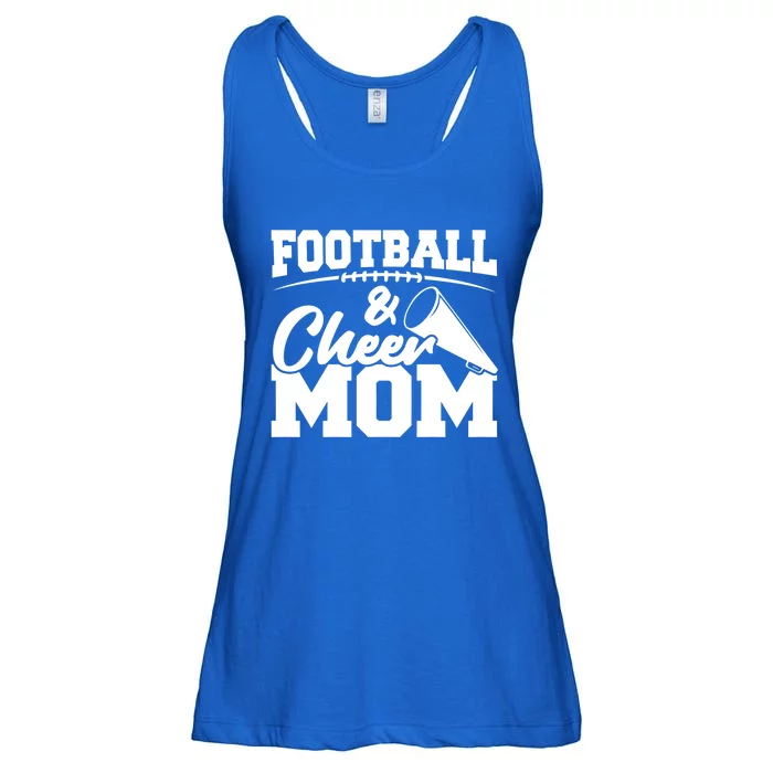 Football And Cheer Mom Great Gift High School Sports Great Gift Cheerleading Gif Ladies Essential Flowy Tank