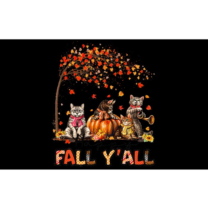 Festive Autumn Cat Lover Pumpkins Halloween Delight Bumper Sticker