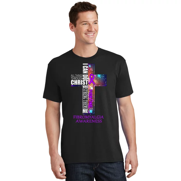 Fibromyalgia Awareness Christmas Gift T-Shirt