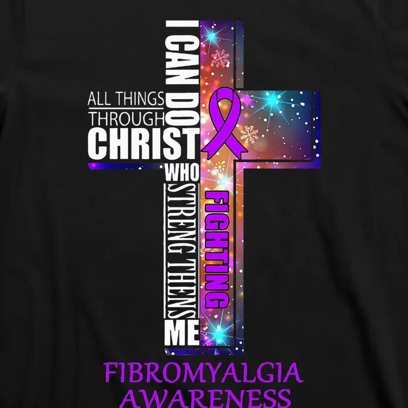 Fibromyalgia Awareness Christmas Gift T-Shirt