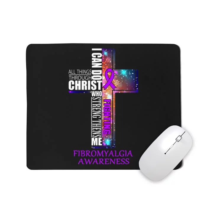 Fibromyalgia Awareness Christmas Gift Mousepad