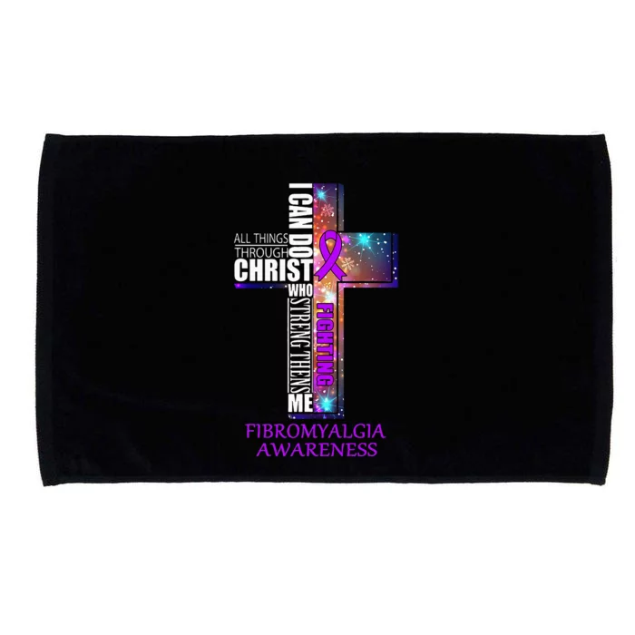 Fibromyalgia Awareness Christmas Gift Microfiber Hand Towel