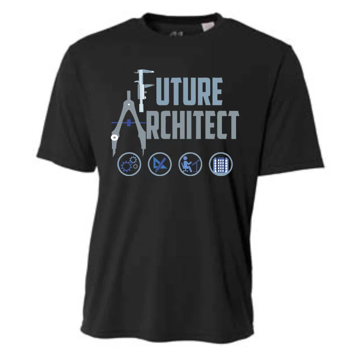 Future Architect Cute Landscape Artists Funny Cooling Performance Crew T-Shirt