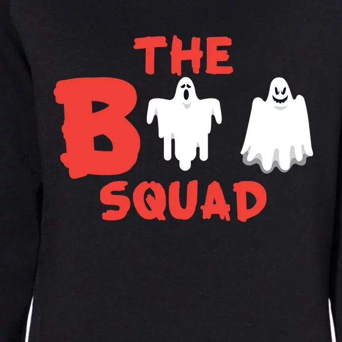 Funny And Cute Halloween Boo Squad Great Gift Womens California Wash Sweatshirt