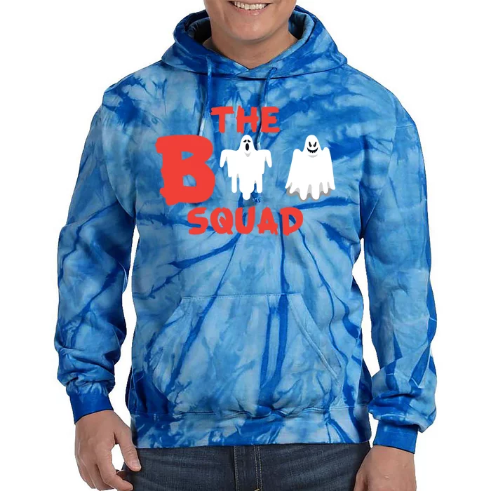 Funny And Cute Halloween Boo Squad Great Gift Tie Dye Hoodie