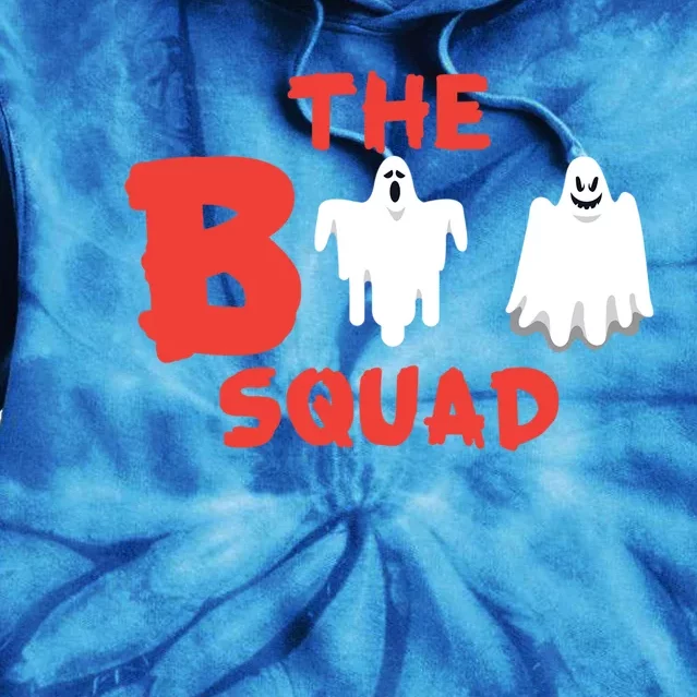 Funny And Cute Halloween Boo Squad Great Gift Tie Dye Hoodie