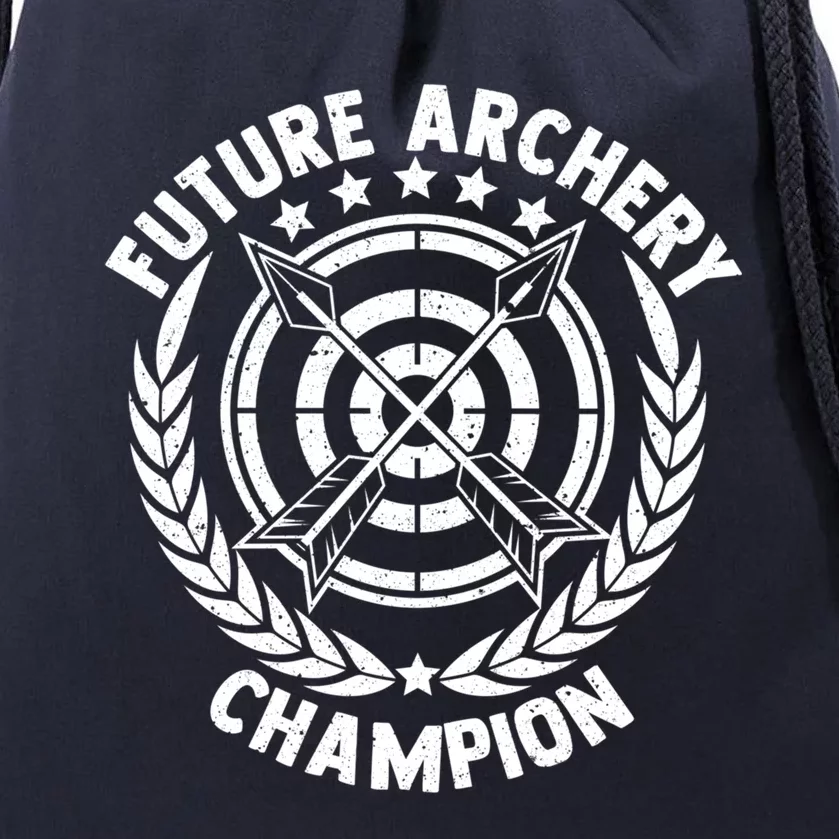 Future Archery Champion Gift Bow Arrow Club Competition Archery Gift Drawstring Bag