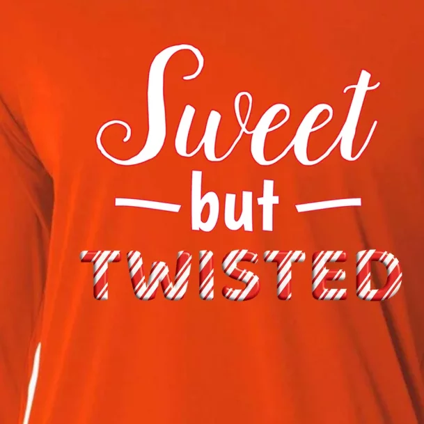 Funny And Cute Sweet But Twisted Gift Cooling Performance Long Sleeve Crew