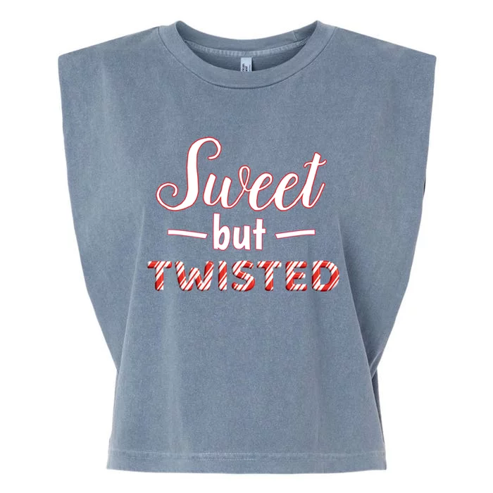 Funny And Cute Sweet But Twisted Gift Garment-Dyed Women's Muscle Tee