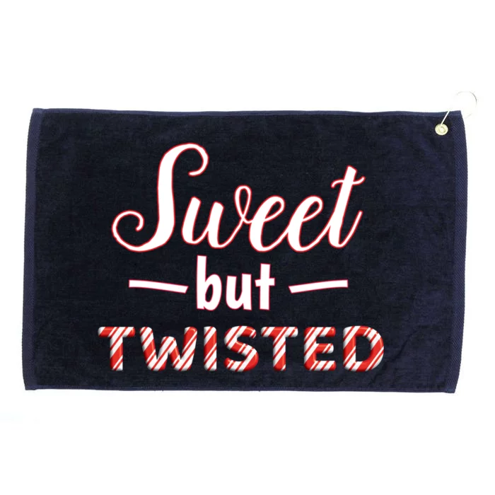 Funny And Cute Sweet But Twisted Gift Grommeted Golf Towel