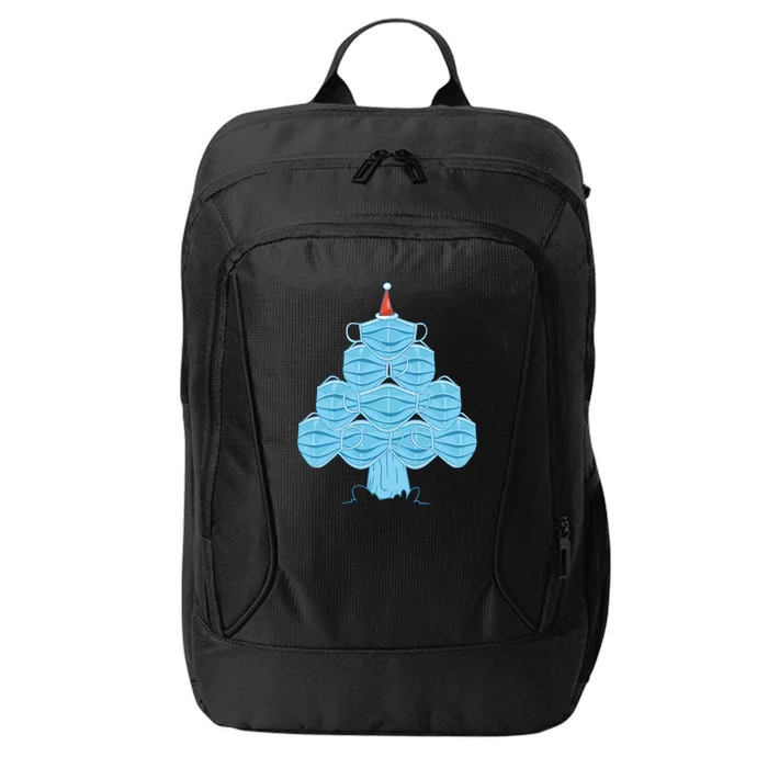 Face Mask Christmas Tree City Backpack