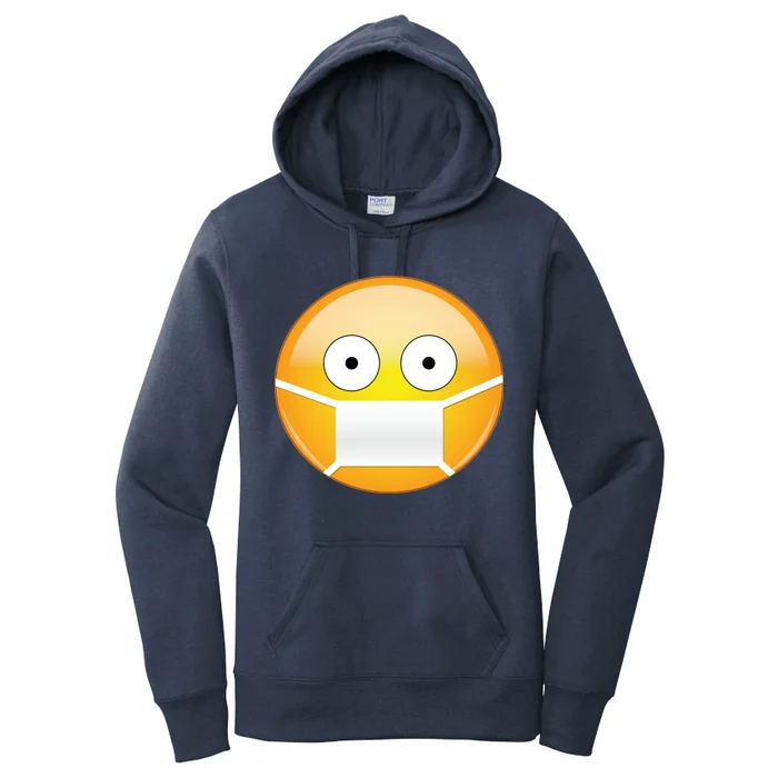 Face Medical Mask Emoji Women's Pullover Hoodie