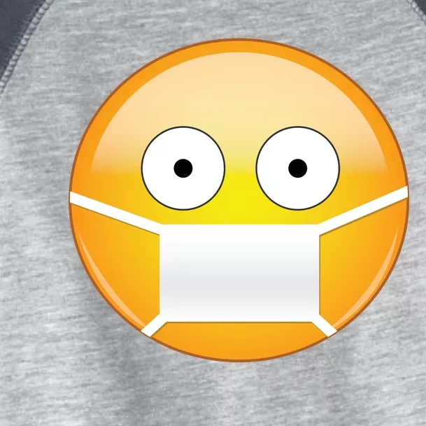 Face Medical Mask Emoji Toddler Fine Jersey T-Shirt