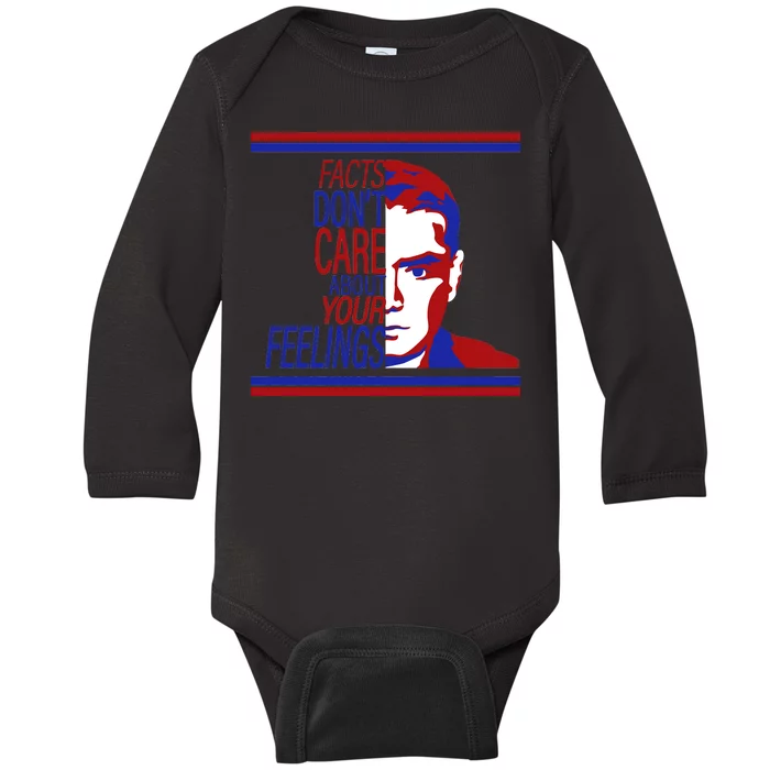 Face The Facts Baby Long Sleeve Bodysuit