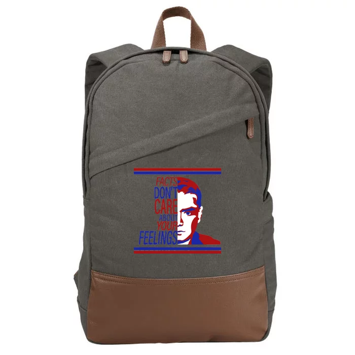 Face The Facts Cotton Canvas Backpack