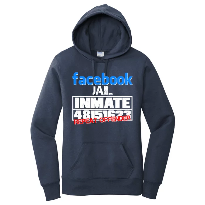 Facebook Jail Repeat Offender Women's Pullover Hoodie