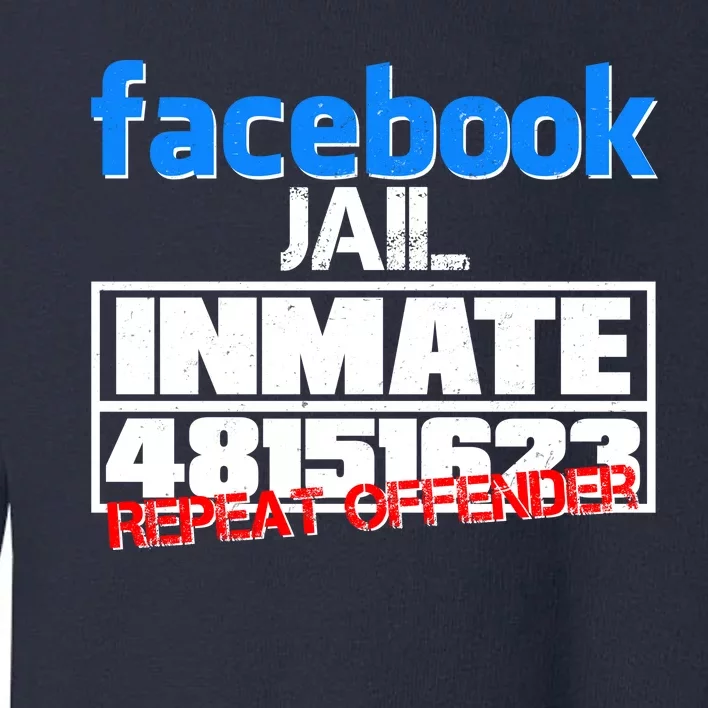 Facebook Jail Repeat Offender Toddler Sweatshirt