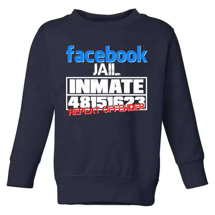 Facebook Jail Repeat Offender Toddler Sweatshirt