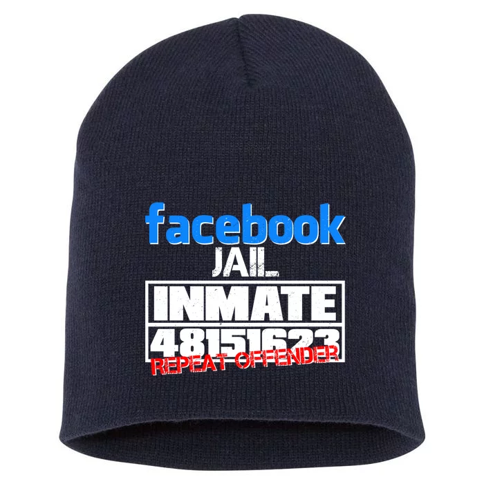 Facebook Jail Repeat Offender Short Acrylic Beanie