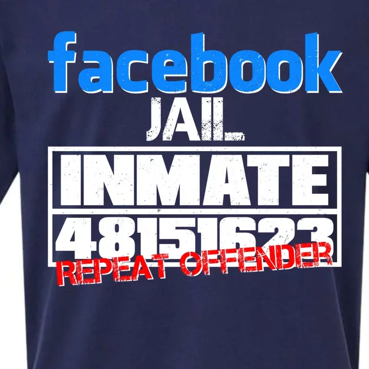 Facebook Jail Repeat Offender Sueded Cloud Jersey T-Shirt