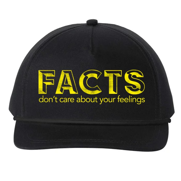 Facts Don't Care About Your Feelings Snapback Five-Panel Rope Hat