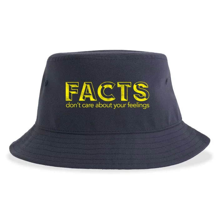 Facts Don't Care About Your Feelings Sustainable Bucket Hat