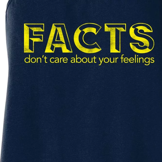 Facts Don't Care About Your Feelings Women's Racerback Tank