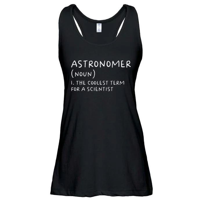 Funny Astronomer Definition Astronomy Gift science Ladies Essential Flowy Tank